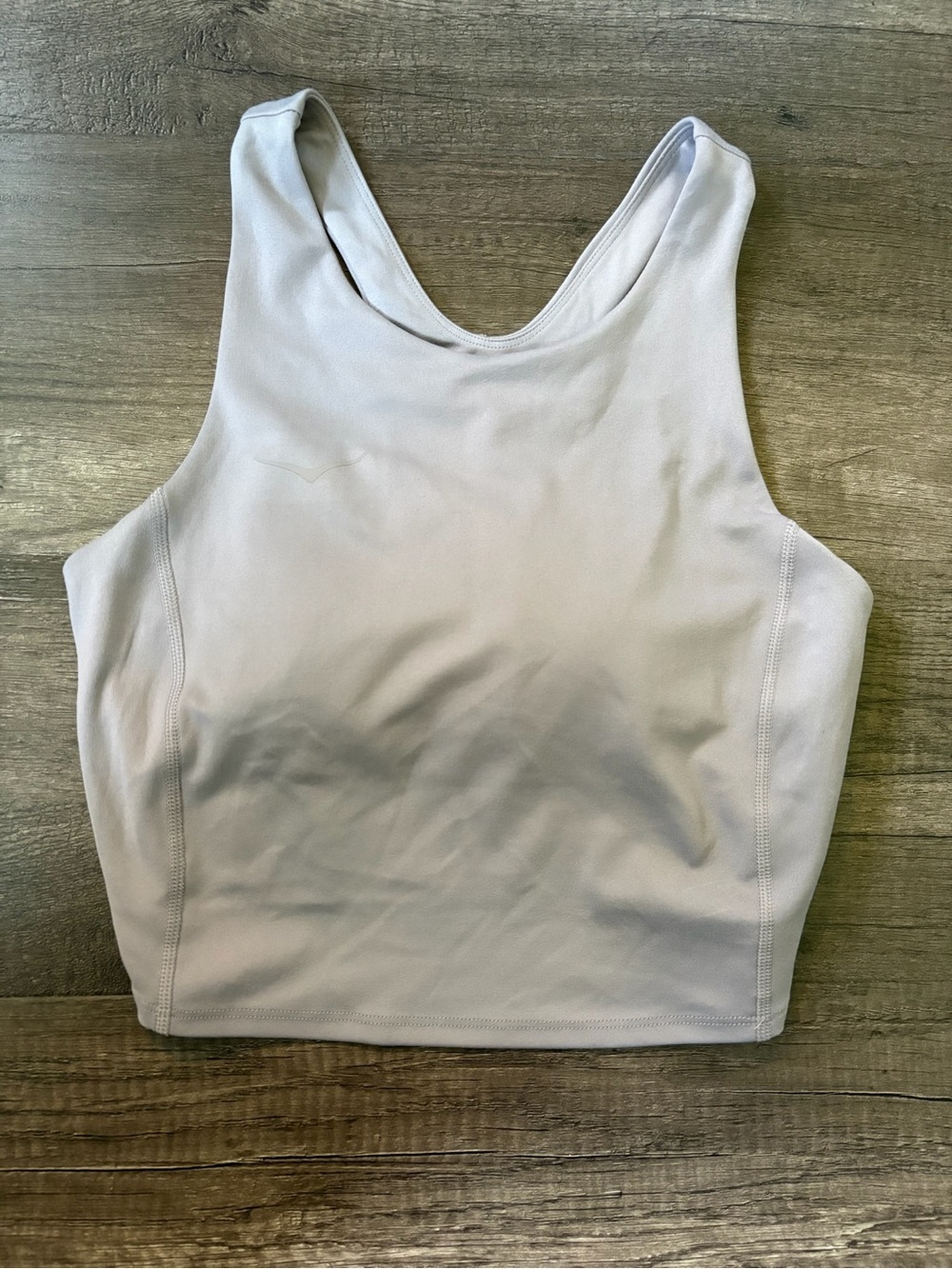 Hoka Elaro Crop Bra Muted Lavender Grey